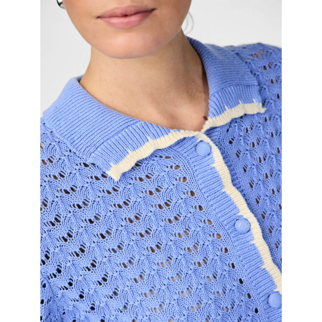 Cornflower Knitted Top