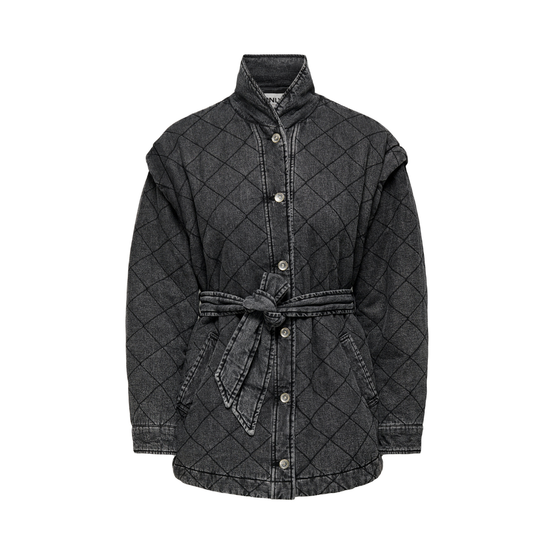 Macey Quilted Denim Jacket