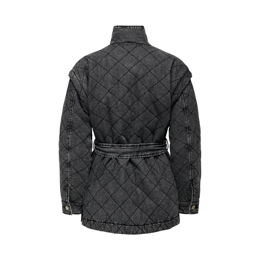 Macey Quilted Denim Jacket