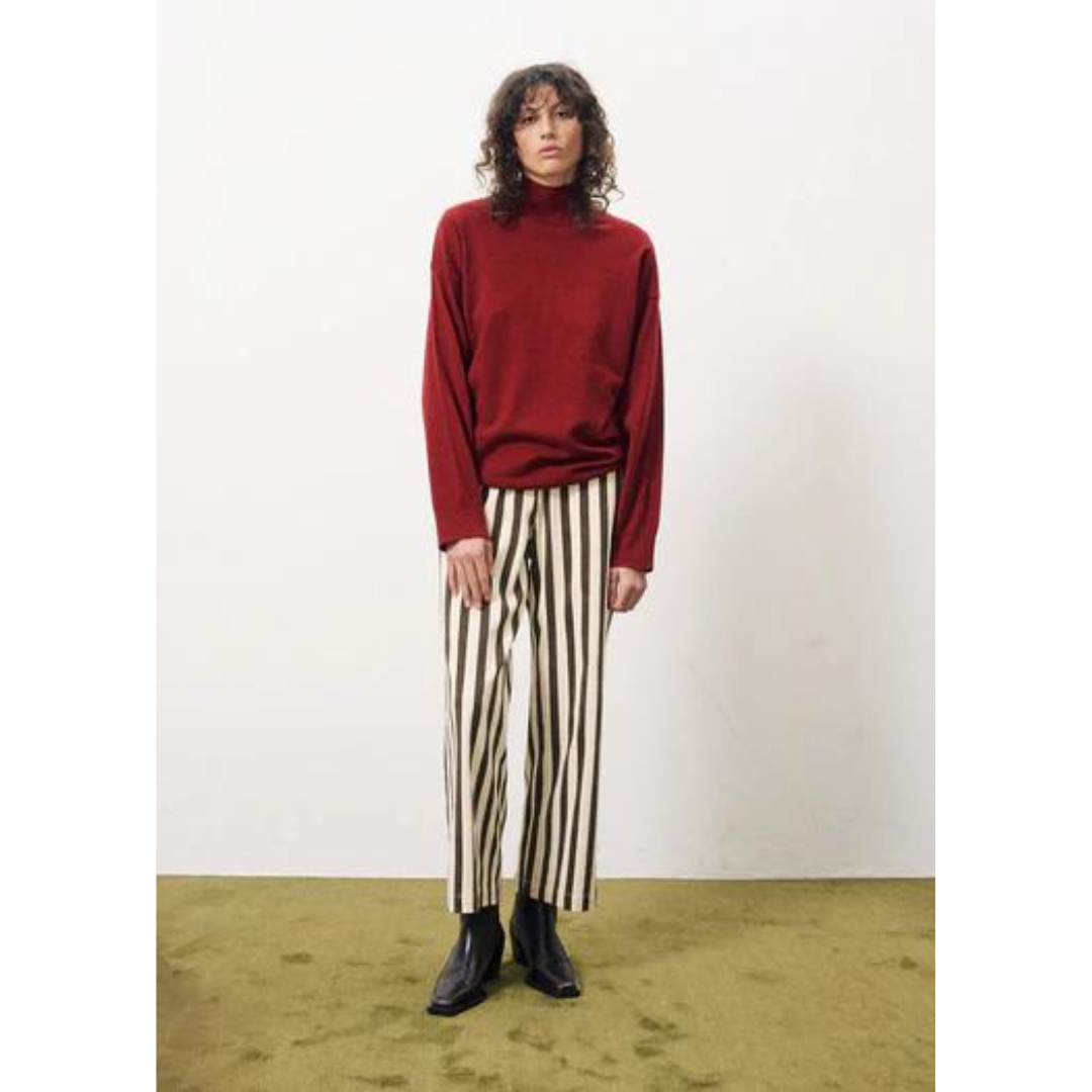 Edita Choc Stripe Trousers