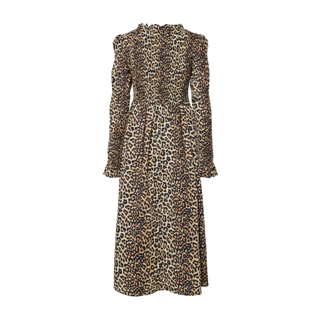 Isabel Leopard Midi Dress