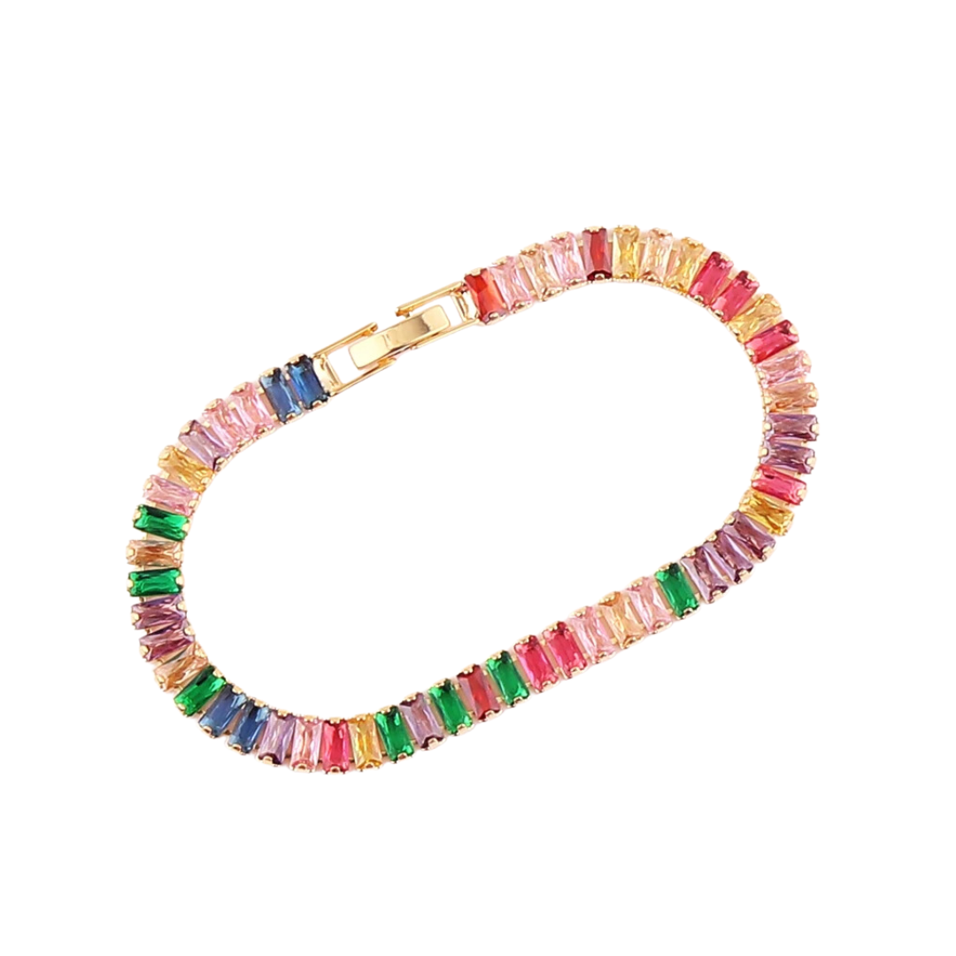 Coloured Tennis Bracelet