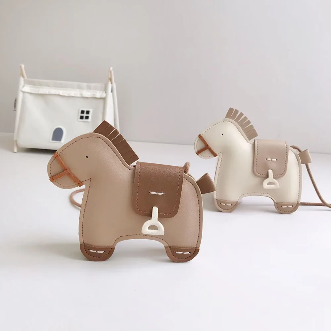 Kids Leather Bag - Horse