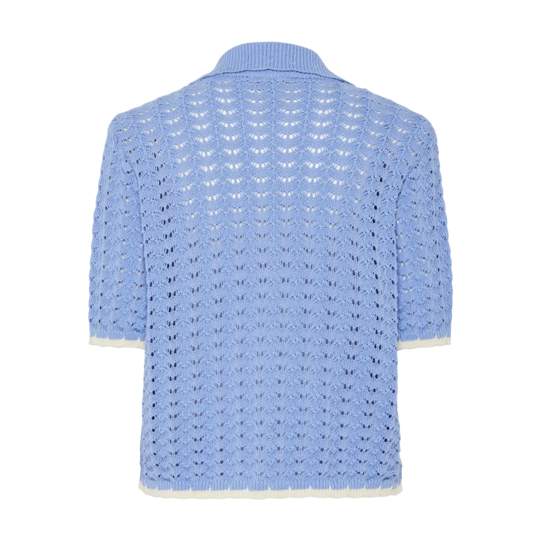 Cornflower Knitted Top