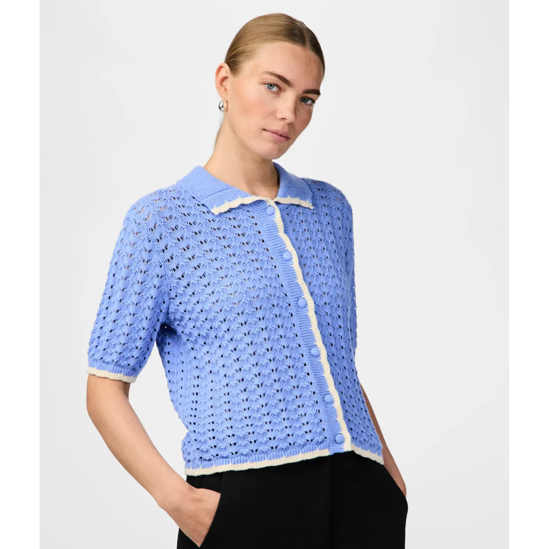 Cornflower Knitted Top