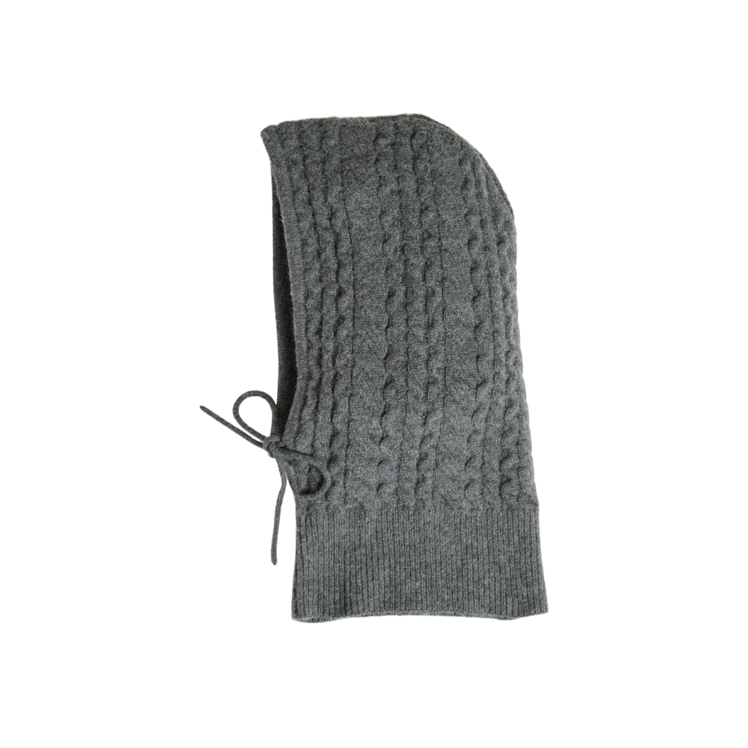 Grey Knitted Balaclava