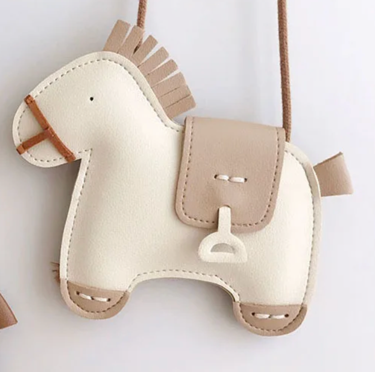 Kids Leather Bag - Horse