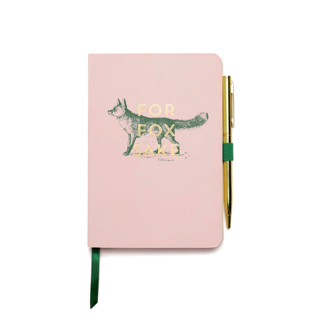 'For Fox Sake' notebook & pen